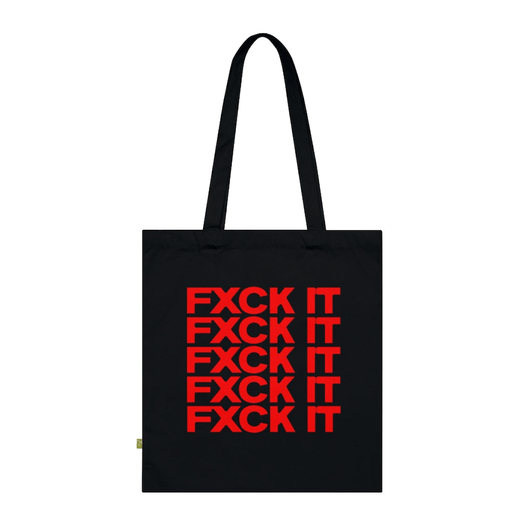 FXCK IT Tote Bag BLACK